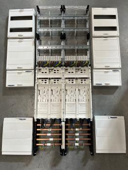 Hager ZK52ME4A Komplettfeld,universZ,BKE-I,4 ZP,H=1350mm,4-rh.,10mm²,HLAK 5-pol.,2-feldig